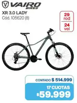 Naldo Lombardi Vairo bikes xr 3.0 lady oferta