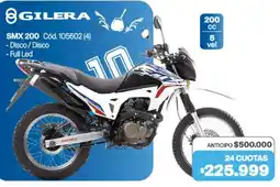 Naldo Lombardi Gilera smx 200 oferta