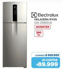 Naldo Lombardi Electrolux heladera IF43S oferta