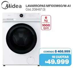Naldo Lombardi Midea lavarropas MF100W60/W-A1 oferta