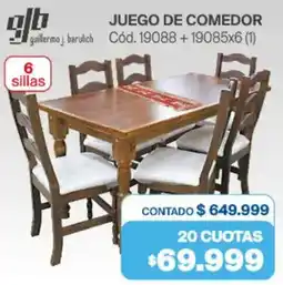 Naldo Lombardi Juego de comedor oferta