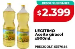 Supermayorista Vital Legitimo aceite girasol oferta