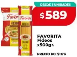 Supermayorista Vital Favorita fideos oferta
