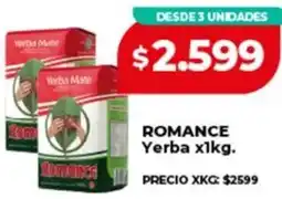 Supermayorista Vital Romance yerba oferta