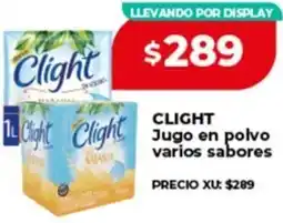 Supermayorista Vital Clight jugo en polvo varios sabores oferta