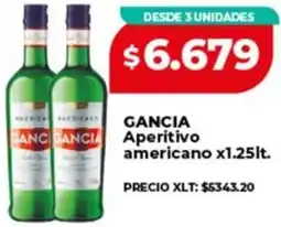Supermayorista Vital Gancia aperitivo americano oferta