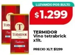 Supermayorista Vital Termidor vino tetrabrick oferta
