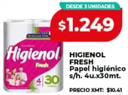 Supermayorista Vital Higienol fresh papel higiénico s/h. oferta