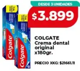 Supermayorista Vital Colgate crema dental original oferta