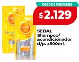 Supermayorista Vital Sedal shampoo/ acondicionador d/p. oferta