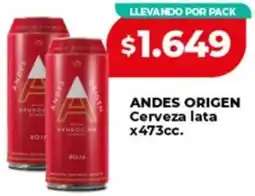 Supermayorista Vital Andes origen cerveza lata oferta