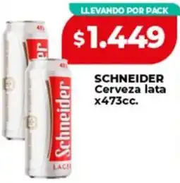 Supermayorista Vital Schneider cerveza lata oferta