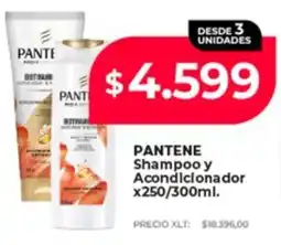 Supermayorista Vital Pantene shampoo y acondicionador oferta