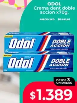 Supermayorista Vital Odol crema dent doble accion oferta