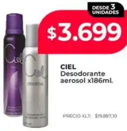 Supermayorista Vital Ciel desodorante aerosol oferta
