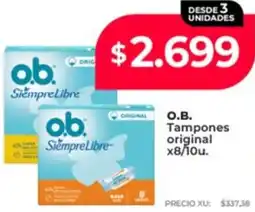 Supermayorista Vital O.B. tampones original oferta
