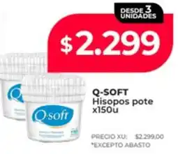 Supermayorista Vital Q-soft hisopos pote oferta