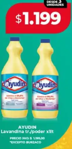 Supermayorista Vital Ayudín lavandina tr./poder oferta