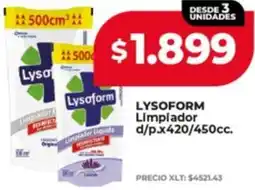 Supermayorista Vital Lysoform limpiador d/p. oferta