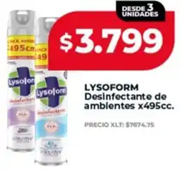 Supermayorista Vital Lysoform desinfectante de ambientes oferta
