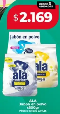 Supermayorista Vital Ala jabon en polvo oferta