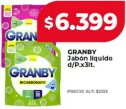 Supermayorista Vital Granby jabón líquido d/p oferta