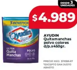 Supermayorista Vital Ayudín quitamanchas polvo colores d/p. oferta