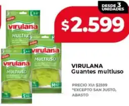 Supermayorista Vital Virulana guantes multiuso oferta