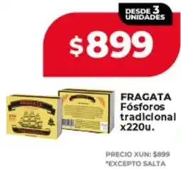Supermayorista Vital Fragata fósforos tradicional oferta