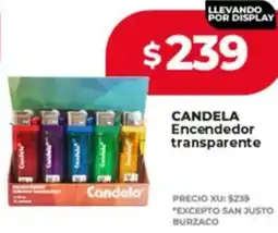 Supermayorista Vital Candela encendedor transparente oferta