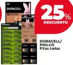 Supermayorista Vital Duracell/ philco pilas todas oferta