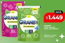 Supermayorista Vital Granby jabon liquido matic d/p oferta