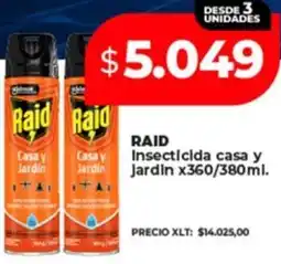 Supermayorista Vital Raid insecticida casa y jardin oferta