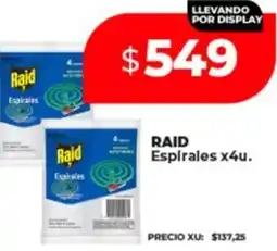 Supermayorista Vital Raid espirales oferta
