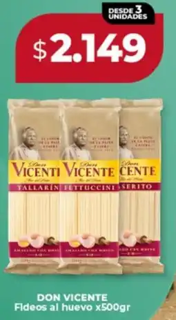 Supermayorista Vital Don vicente fideos al huevo oferta
