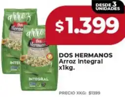 Supermayorista Vital Dos hermanos arroz integral oferta