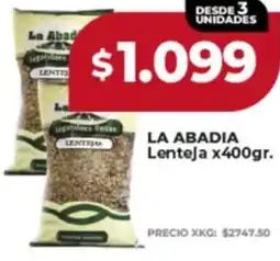 Supermayorista Vital La abadia lenteja oferta