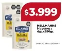 Supermayorista Vital Hellmann's mayonesa d/p oferta