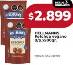 Supermayorista Vital Hellmann's ketchup vegano d/p. oferta