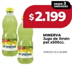 Supermayorista Vital Minerva jugo de limón pet oferta