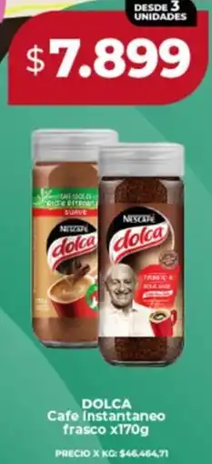 Supermayorista Vital Dolca cafe instantaneo frasco oferta