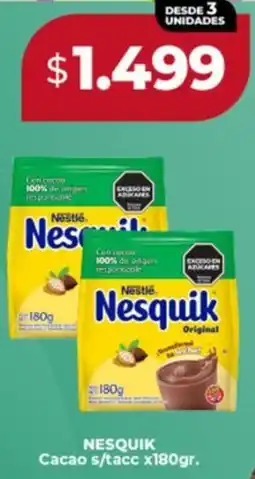 Supermayorista Vital Nesquik cacao s/tacc oferta