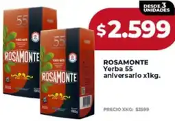 Supermayorista Vital Rosamonte yerba 55 aniversario oferta