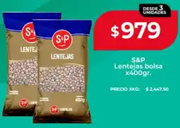 Supermayorista Vital S&P lentejas bolsa oferta