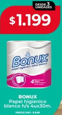 Supermayorista Vital Bonux papel higienico blanco h/s oferta