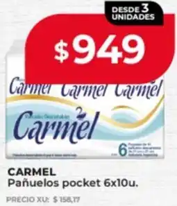 Supermayorista Vital Carmel pañuelos pocket oferta