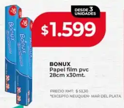 Supermayorista Vital Bonux papel film pvc oferta