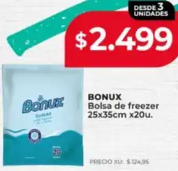 Supermayorista Vital Bonux bolsa de freezer oferta