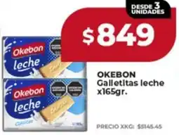 Supermayorista Vital Okebon galletitas leche oferta
