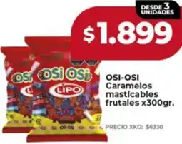 Supermayorista Vital Osi-osi caramelos masticables frutales oferta